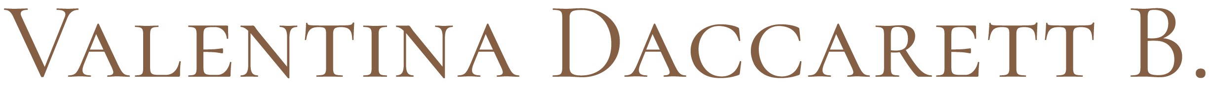 Valentina Daccarett B.